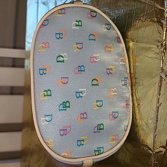 Dooney and Bourke logo baby blue bag purse - Picture 5 of 7